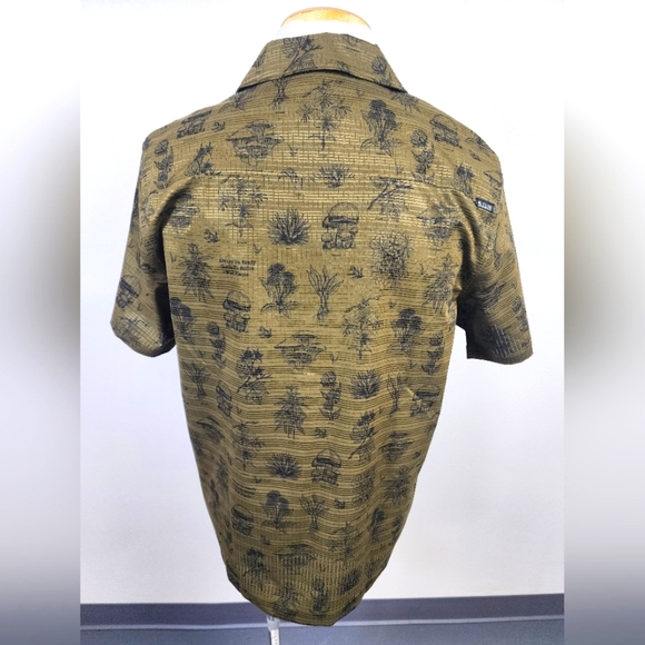 NWT 5.11 Men's Green 206 Vay-Camo Shirt, sz MD - Picture 3 of 14